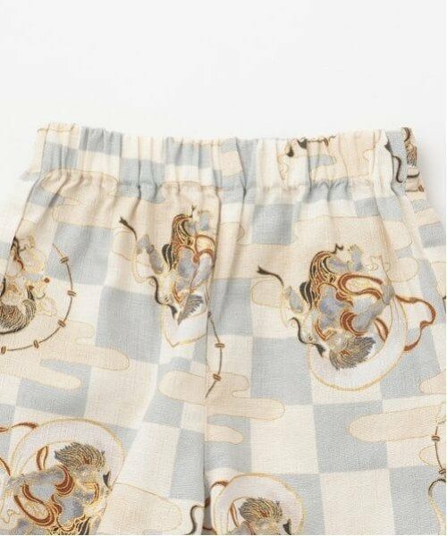 sense of wonder / センス オブ ワンダー 着物・浴衣・小物類 | 甚平スーツ(市松風神雷神柄) | 詳細9