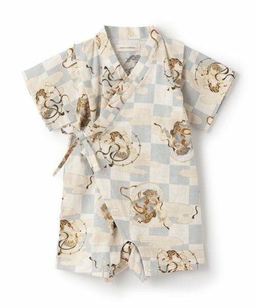 sense of wonder / センス オブ ワンダー 着物・浴衣・小物類 | 甚平オール(市松風神雷神柄) | 詳細1