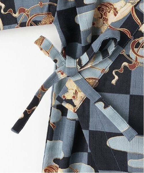 sense of wonder / センス オブ ワンダー 着物・浴衣・小物類 | 甚平オール(市松風神雷神柄) | 詳細6