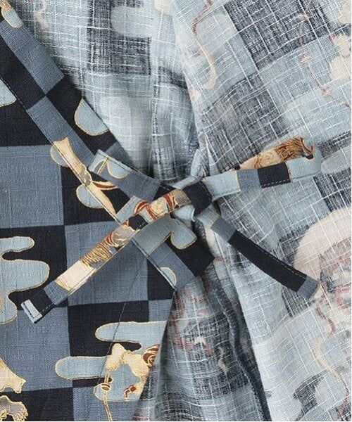 sense of wonder / センス オブ ワンダー 着物・浴衣・小物類 | 甚平オール(市松風神雷神柄) | 詳細7