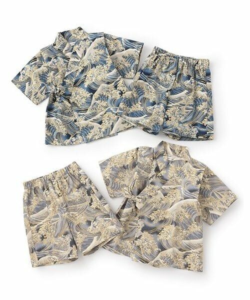 sense of wonder / センス オブ ワンダー 着物・浴衣・小物類 | 甚平スーツ(波柄) | 詳細12