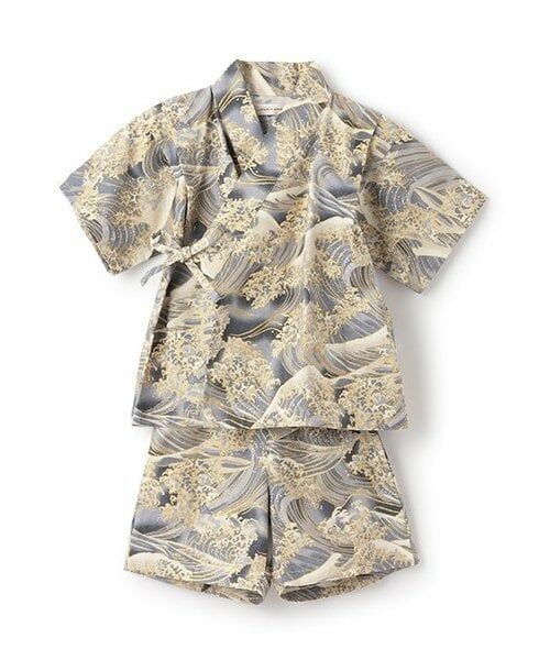 sense of wonder / センス オブ ワンダー 着物・浴衣・小物類 | 甚平スーツ(波柄)（グレー）