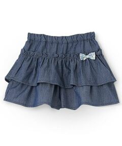 sense of wonder / センス オブ ワンダー ショート・ハーフ・半端丈パンツ | デニムフリルキュロット【日本製】