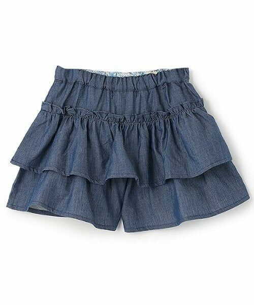 sense of wonder / センス オブ ワンダー ショート・ハーフ・半端丈パンツ | デニムフリルキュロット【日本製】 | 詳細1