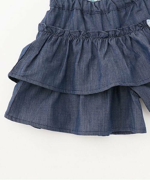 sense of wonder / センス オブ ワンダー ショート・ハーフ・半端丈パンツ | デニムフリルキュロット【日本製】 | 詳細4