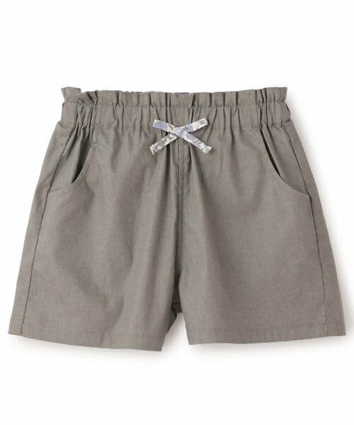 sense of wonder / センス オブ ワンダー ショート・ハーフ・半端丈パンツ | リバティリボンショートパンツ（ココア）