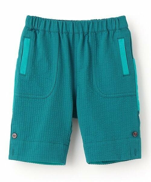 sense of wonder / センス オブ ワンダー ショート・ハーフ・半端丈パンツ | ストレッチサッカーハーフパンツ（ブルー グリーン）