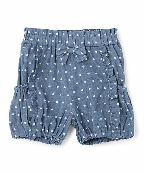 sense of wonder / センス オブ ワンダー ショート・ハーフ・半端丈パンツ | ドットバルーンパンツ（ブルー）