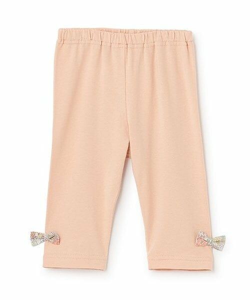 sense of wonder / センス オブ ワンダー レギンス・スパッツ | 【オーガニック】リバティリボン7分丈レギンス【日本製】（ピンク）