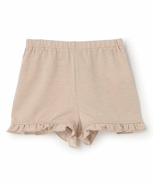 sense of wonder / センス オブ ワンダー ショート・ハーフ・半端丈パンツ | 裾フリルショートパンツ（シナモン）