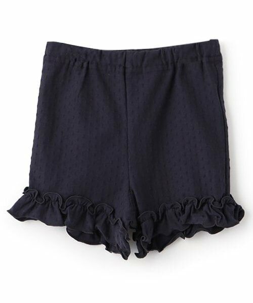 sense of wonder / センス オブ ワンダー レギンス・スパッツ | 裾フリル一分丈レギンス（紺）