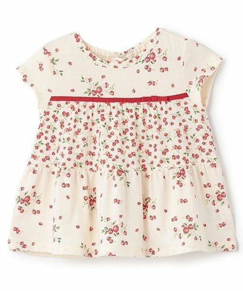 sense of wonder / センス オブ ワンダー その他トップス | 【オーガニック】野イチゴティアードチュニック【日本製】（ECRU(キナリ)）