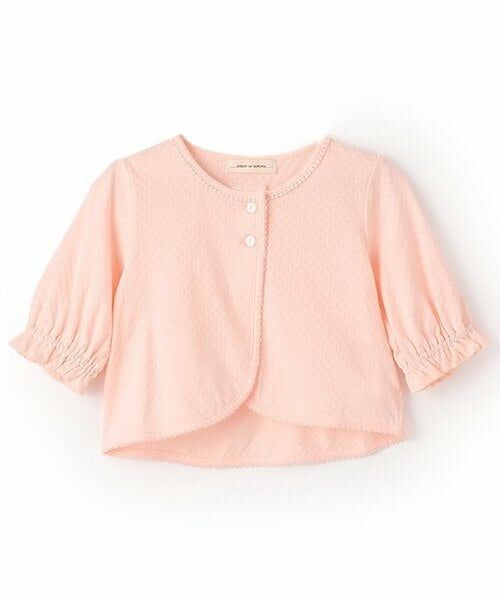 sense of wonder / センス オブ ワンダー カーディガン・ボレロ | レーシー天竺ボレロ（ピンク）