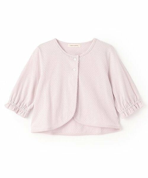 sense of wonder / センス オブ ワンダー カーディガン・ボレロ | レーシー天竺ボレロ（ラベンダー）