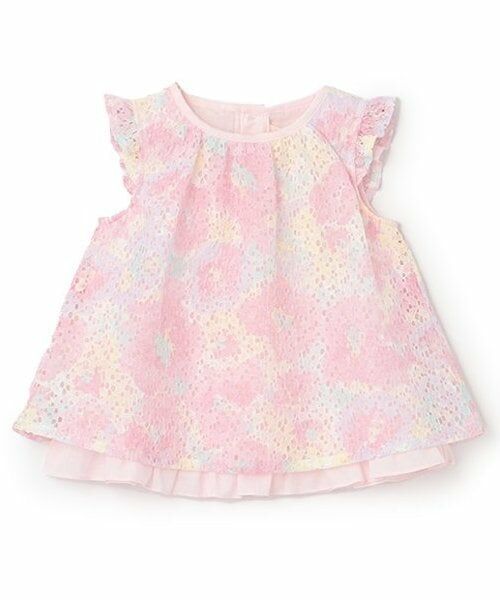 sense of wonder / センス オブ ワンダー その他トップス | フラワーレースチュニック【日本製】（ピンク）