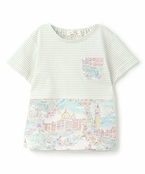 sense of wonder / センス オブ ワンダー Tシャツ | ヴェネツィア切替Tシャツ【日本製】（ミント）
