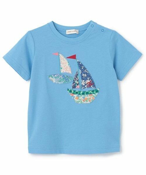 sense of wonder / センス オブ ワンダー Tシャツ | 接触冷感リバティヨットTシャツ（ブルー）