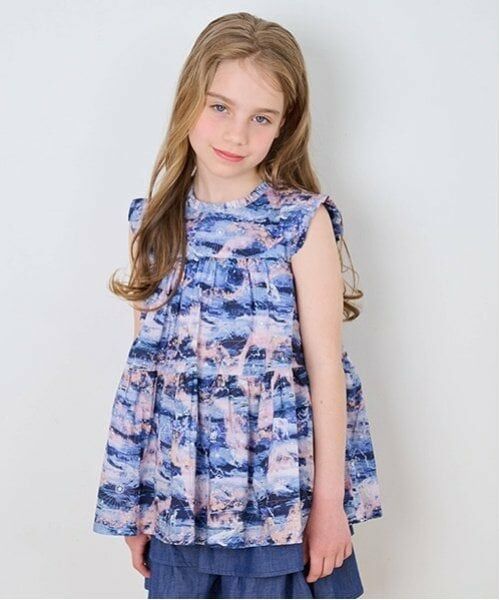 sense of wonder / センス オブ ワンダー その他トップス | オーロラスカイチュニック【日本製】（ブルー）