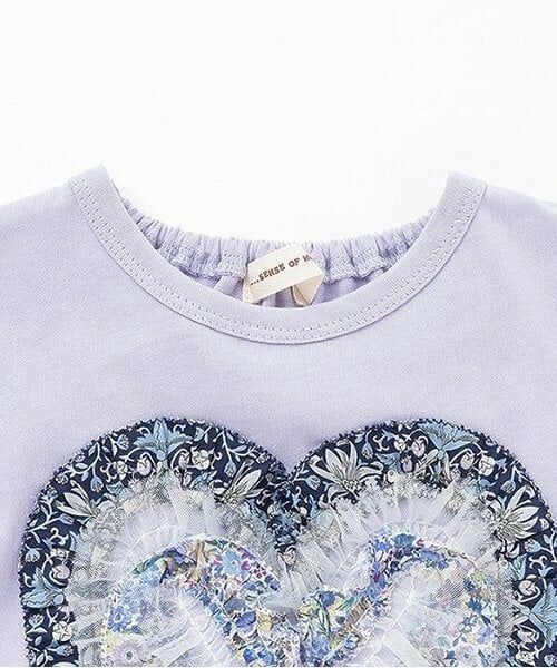 sense of wonder / センス オブ ワンダー Tシャツ | リバティフリルハート袖なしTシャツ | 詳細2