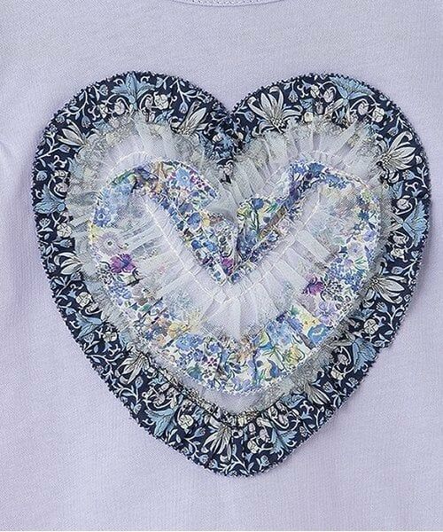 sense of wonder / センス オブ ワンダー Tシャツ | リバティフリルハート袖なしTシャツ | 詳細6