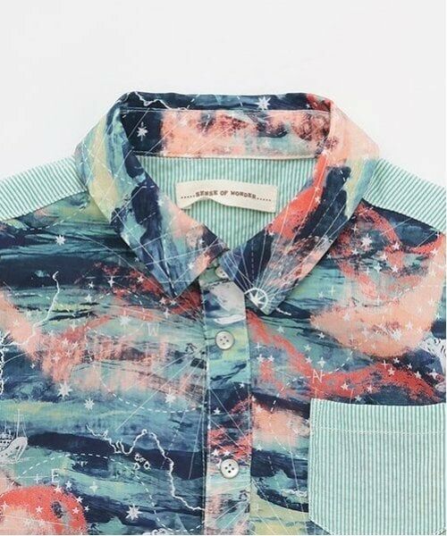 sense of wonder / センス オブ ワンダー シャツ・ブラウス | オーロラスカイ シャツ【日本製】 | 詳細3