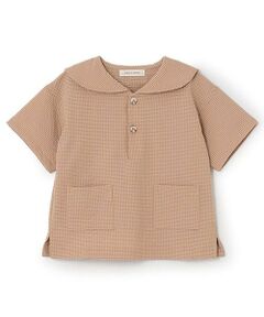 sense of wonder / センス オブ ワンダー シャツ・ブラウス | サッカーギンガムセーラーシャツ【日本製】