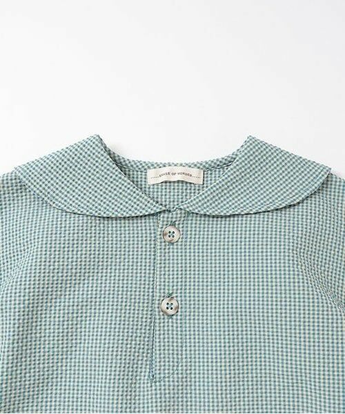 sense of wonder / センス オブ ワンダー シャツ・ブラウス | サッカーギンガムセーラーシャツ【日本製】 | 詳細2