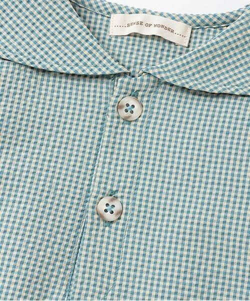sense of wonder / センス オブ ワンダー シャツ・ブラウス | サッカーギンガムセーラーシャツ【日本製】 | 詳細3