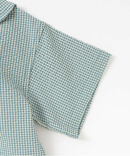 sense of wonder / センス オブ ワンダー シャツ・ブラウス | サッカーギンガムセーラーシャツ【日本製】 | 詳細4