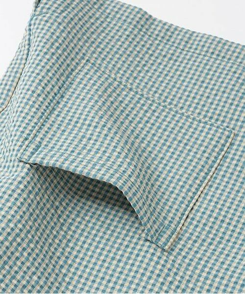 sense of wonder / センス オブ ワンダー シャツ・ブラウス | サッカーギンガムセーラーシャツ【日本製】 | 詳細5