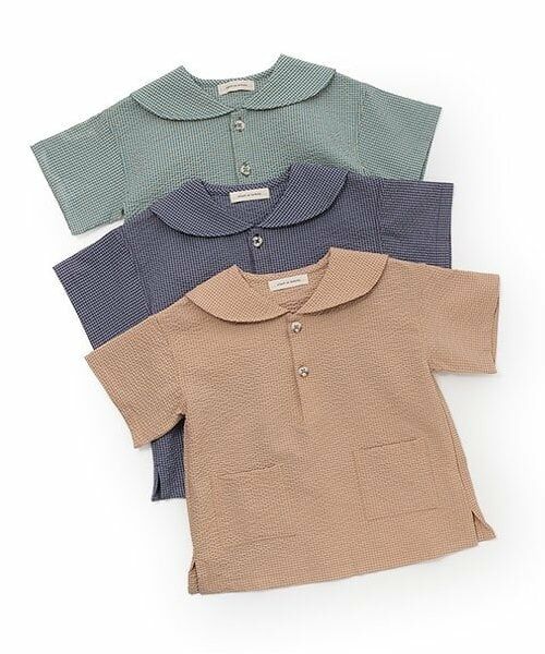 sense of wonder / センス オブ ワンダー シャツ・ブラウス | サッカーギンガムセーラーシャツ【日本製】 | 詳細8