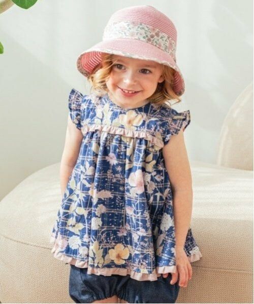 sense of wonder / センス オブ ワンダー その他トップス | イルマズガーデンチュニック【日本製】（紺）