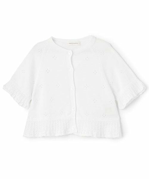 sense of wonder / センス オブ ワンダー カーディガン・ボレロ | アイレットカーディガン【日本製】（オフ ホワイト）