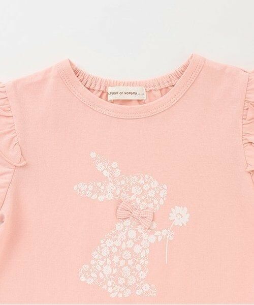 sense of wonder / センス オブ ワンダー Tシャツ | フラワーウサギ半袖Tシャツ | 詳細2