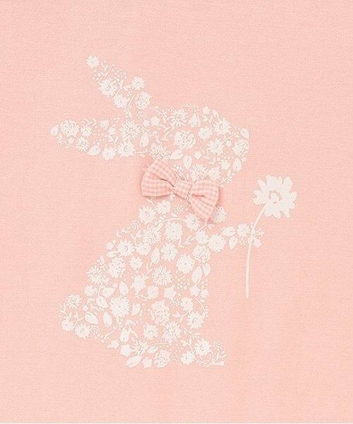 sense of wonder / センス オブ ワンダー Tシャツ | フラワーウサギ半袖Tシャツ | 詳細4