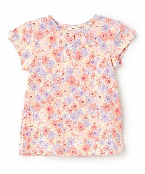 sense of wonder / センス オブ ワンダー Tシャツ | フラワーガーデンTシャツ（ピンク）