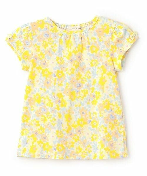 sense of wonder / センス オブ ワンダー Tシャツ | フラワーガーデンTシャツ（レモン イエロー）