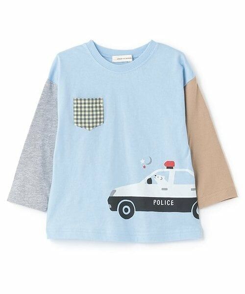 sense of wonder / センス オブ ワンダー Tシャツ | 働くクルマＴシャツ（ブルー）