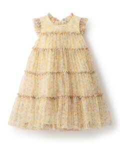 sense of wonder / センス オブ ワンダー ミニ丈・ひざ丈ワンピース | リバティプリントチュールドレス【日本製】