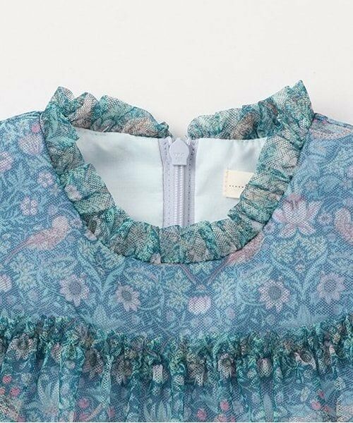 sense of wonder / センス オブ ワンダー ミニ丈・ひざ丈ワンピース | リバティプリントチュールドレス【日本製】 | 詳細2