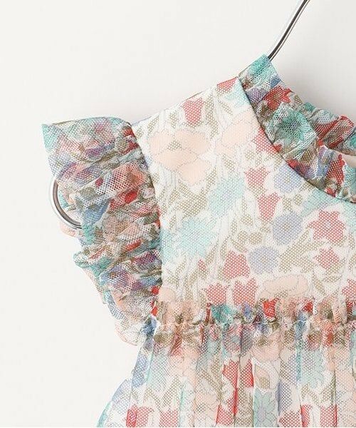 sense of wonder / センス オブ ワンダー ミニ丈・ひざ丈ワンピース | リバティプリントチュールドレス【日本製】 | 詳細3