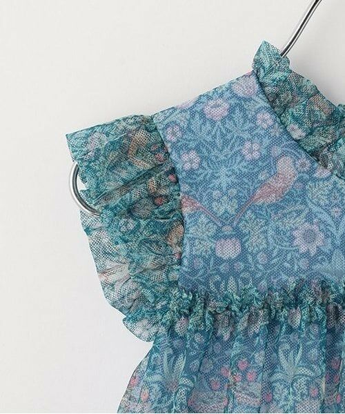 sense of wonder / センス オブ ワンダー ミニ丈・ひざ丈ワンピース | リバティプリントチュールドレス【日本製】 | 詳細5