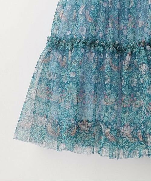 sense of wonder / センス オブ ワンダー ミニ丈・ひざ丈ワンピース | リバティプリントチュールドレス【日本製】 | 詳細6