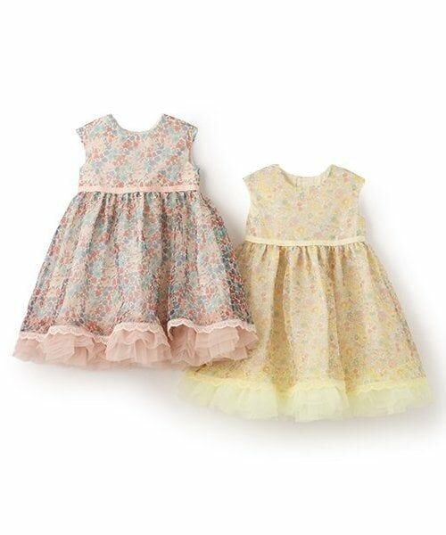 sense of wonder / センス オブ ワンダー ミニ丈・ひざ丈ワンピース | リバティプリントオーガンジードレス【日本製】 | 詳細9