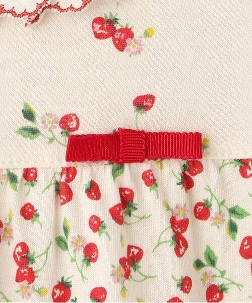 sense of wonder / センス オブ ワンダー ミニ丈・ひざ丈ワンピース | 【オーガニック】野イチゴティアードワンピース【日本製】 | 詳細3