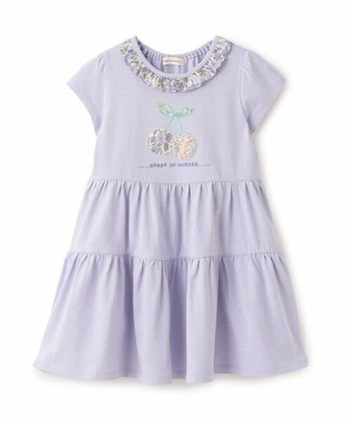 sense of wonder / センス オブ ワンダー ミニ丈・ひざ丈ワンピース | リバティチェリーワンピース | 詳細1