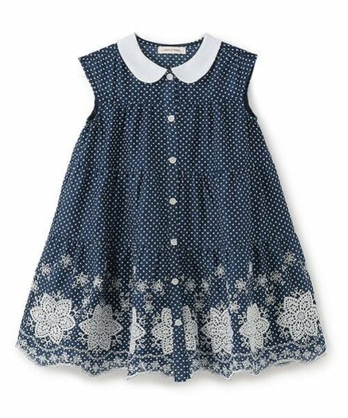 sense of wonder / センス オブ ワンダー ミニ丈・ひざ丈ワンピース | 裾レースティアードワンピース | 詳細1