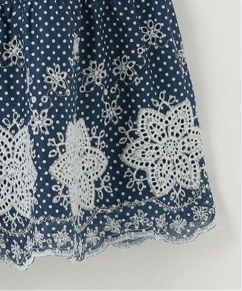 sense of wonder / センス オブ ワンダー ミニ丈・ひざ丈ワンピース | 裾レースティアードワンピース | 詳細5