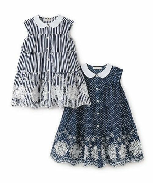 sense of wonder / センス オブ ワンダー ミニ丈・ひざ丈ワンピース | 裾レースティアードワンピース | 詳細8