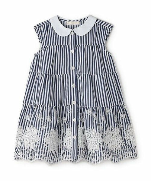 sense of wonder / センス オブ ワンダー ミニ丈・ひざ丈ワンピース | 裾レースティアードワンピース | 詳細10